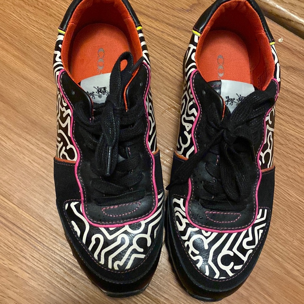 Coach and Keith Haring leather shoes - Picture 2 of 3